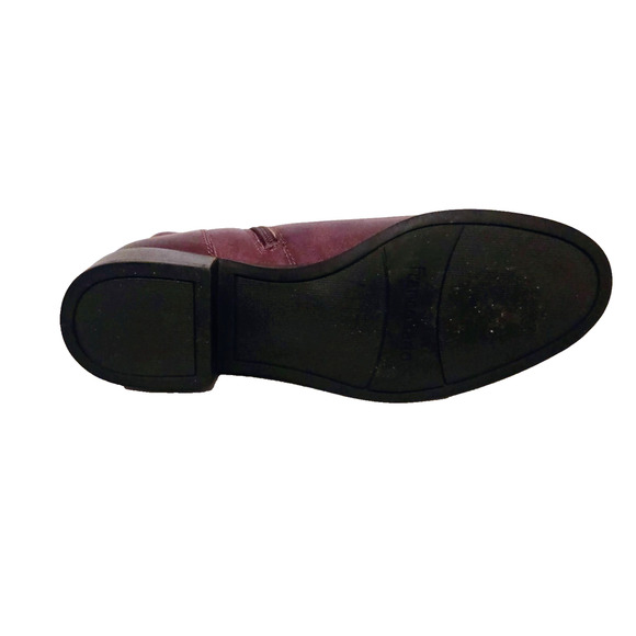 Franco Sarto Leather Benny Booties Brown 7.5 Boots - Picture 10 of 16